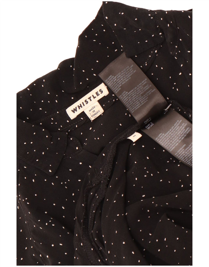 Whistles Robe fourreau surdimensionnée pour femme UK 44 Medium Noir à pois