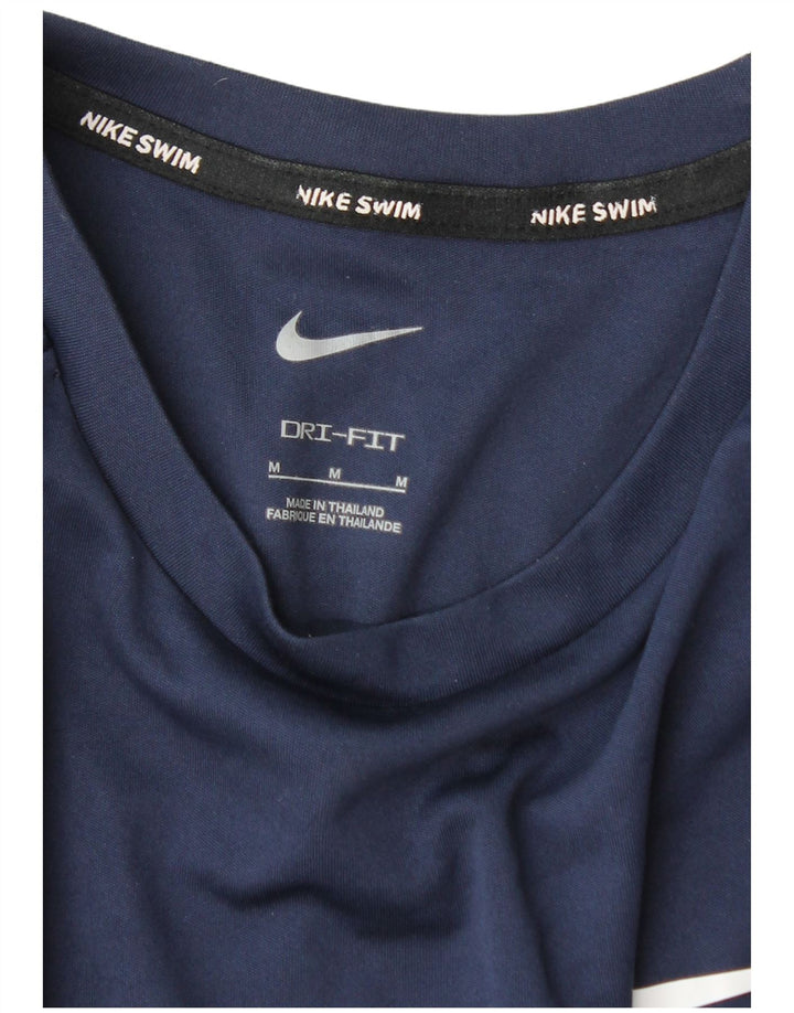 Haut Nike Dri Fit à manches longues pour homme, bleu marine moyen