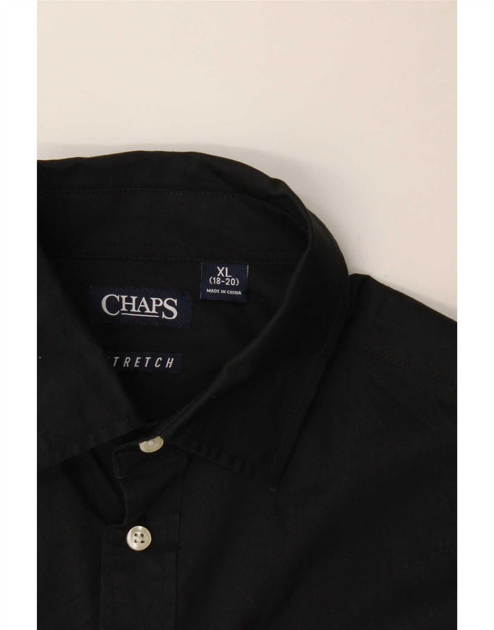 Chaps Chemise Garçon 15-16 ans XL Noir Coton