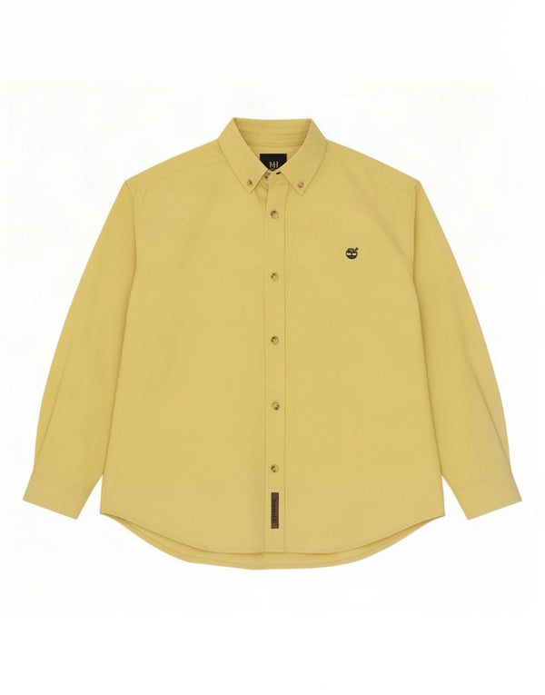 Timberland Chemise Garçon 9-10 ans Jaune Coton