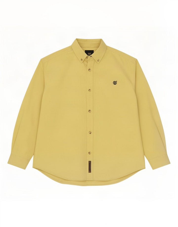 Timberland Chemise Garçon 9-10 ans Jaune Coton