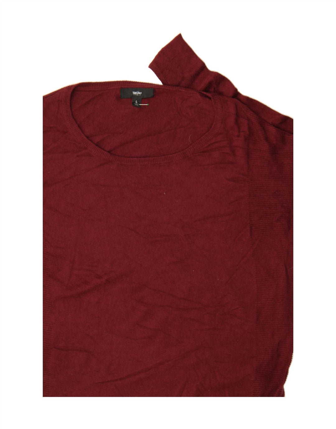 MOSSIMO Womens Top Long Sleeve UK 16 Large Red Nylon Vintage Mossimo and Second-Hand Mossimo from Messina Hembry 