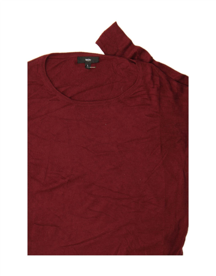 MOSSIMO Womens Top Long Sleeve UK 16 Large Red Nylon Vintage Mossimo and Second-Hand Mossimo from Messina Hembry 