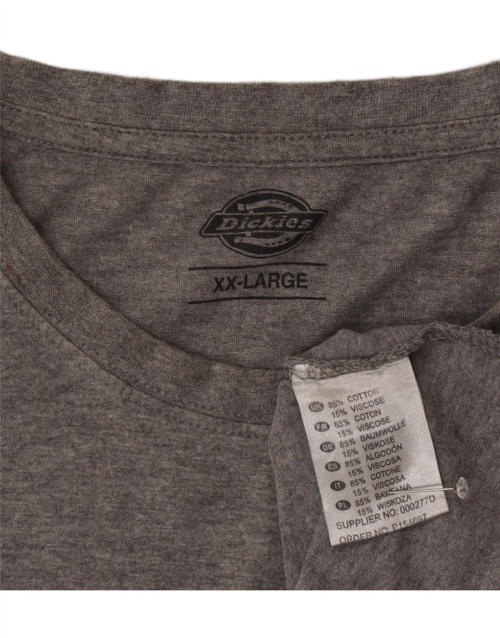 Dickies T-shirt graphique pour homme 2XL Gris Coton