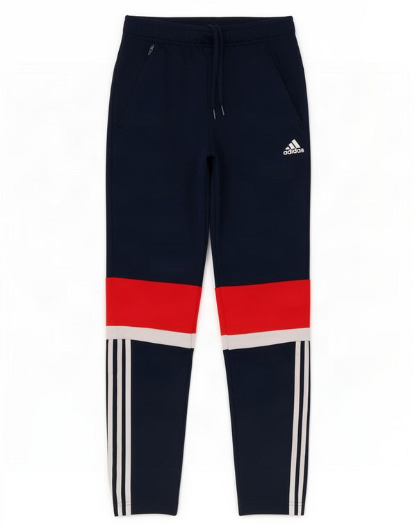 Adidas Pantalon de Survêtement Garçon 13-14 ans Bleu Marine Colorblock Polyester