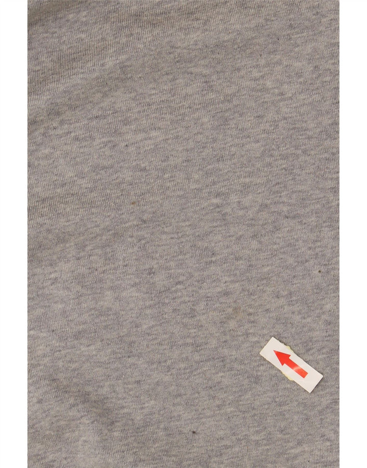 BENETTON T-Shirt Homme Gris Moyen Colourblock