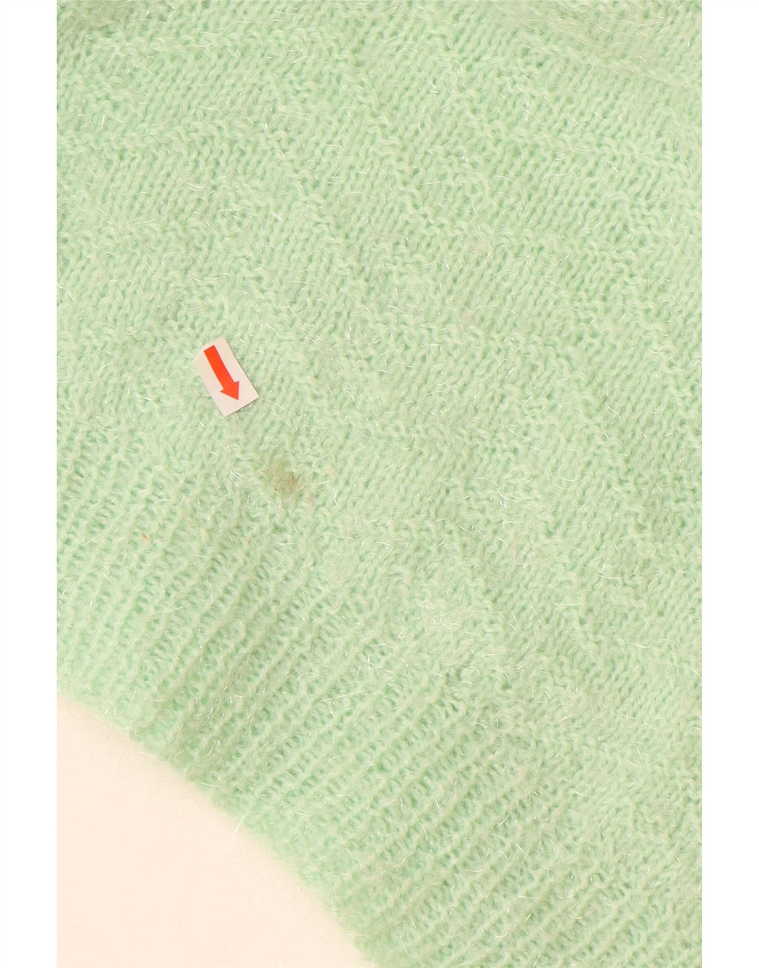 VINTAGE Pull col bateau femme UK 18 XL Vert