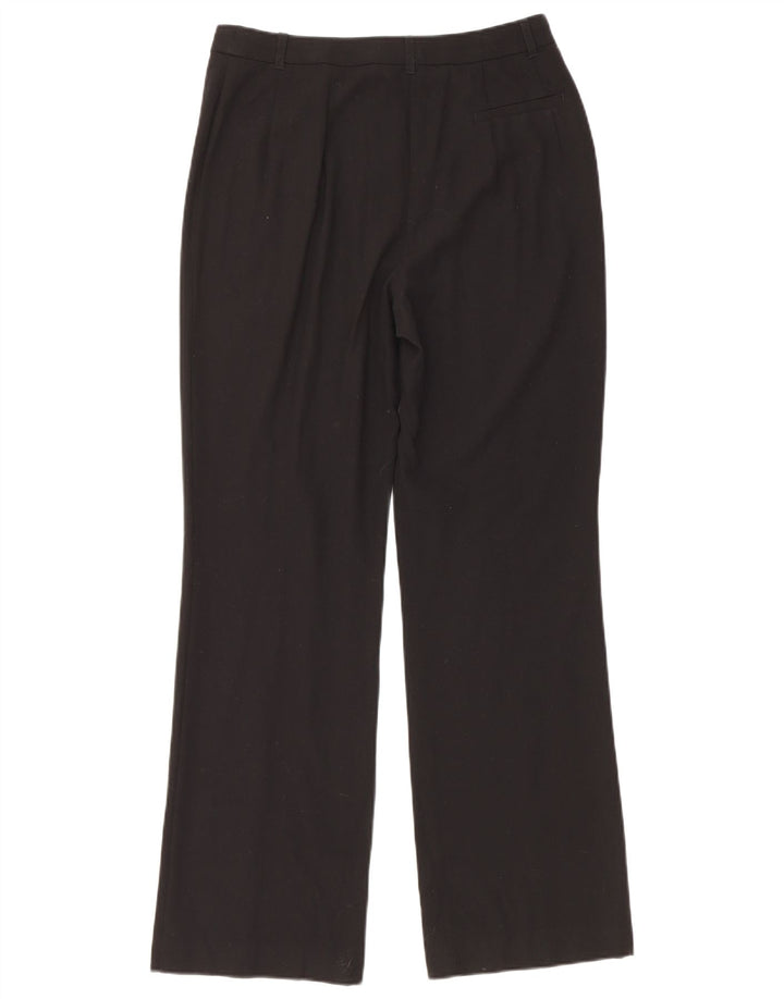 Marks & Spencer Pantalon décontracté Bootcut pour femme UK 12 Medium W30 L30 Noir