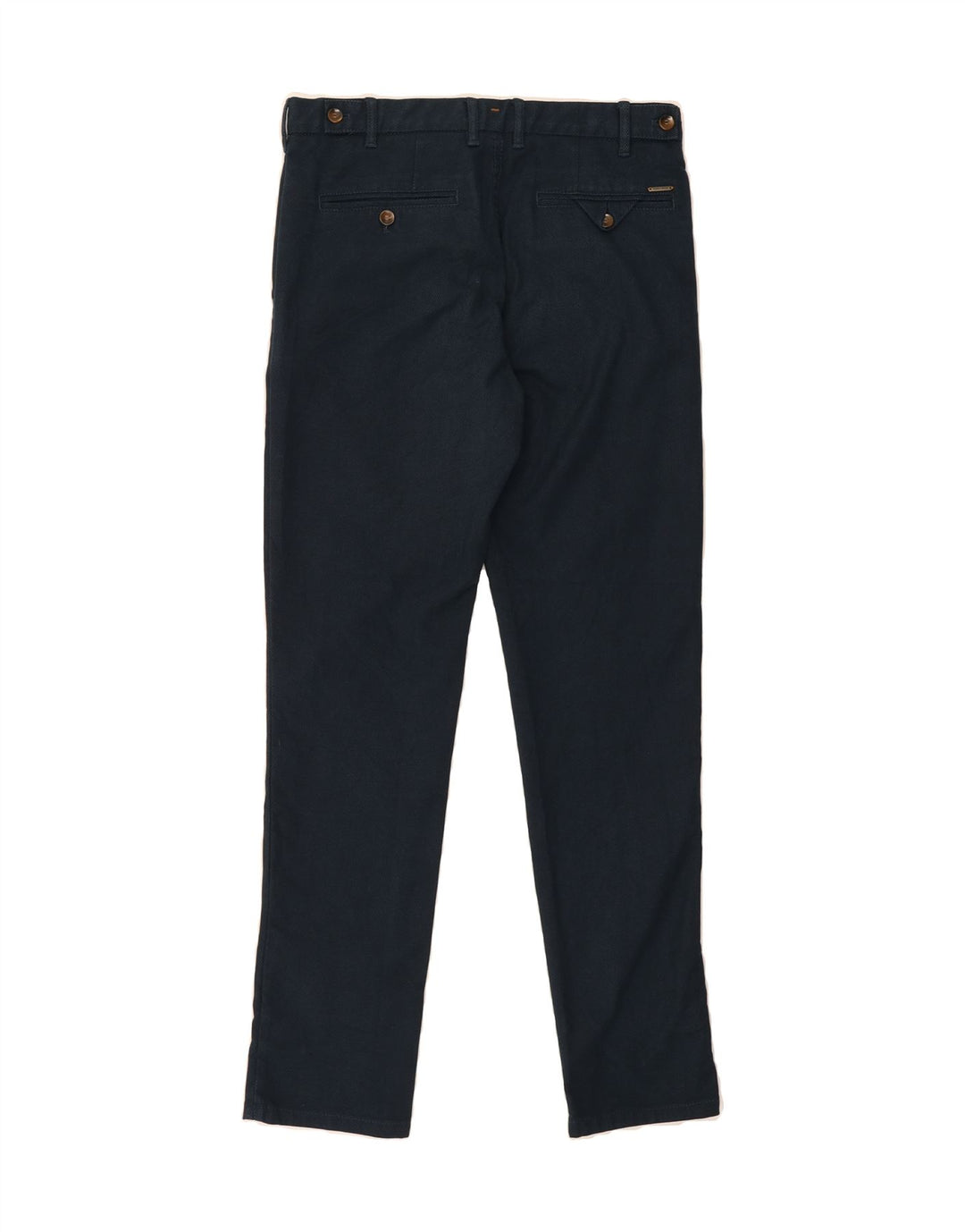 ZARA Mens Slim Suit Trousers EU 38 Small W30 L31 Navy Blue Polyester Vintage Zara and Second-Hand Zara from Messina Hembry 