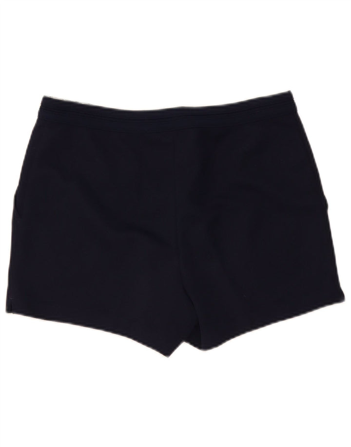 Sergio Tacchini Short décontracté pour femme IT 50 XL W34 Bleu marine Polyester