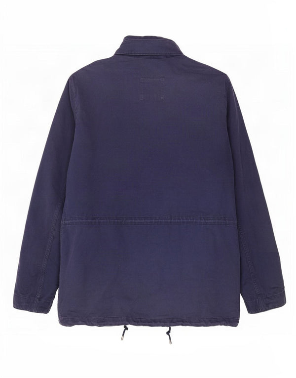 Marks & Spencer Veste utilitaire militaire à capuche pour homme UK 42 XL Bleu marine