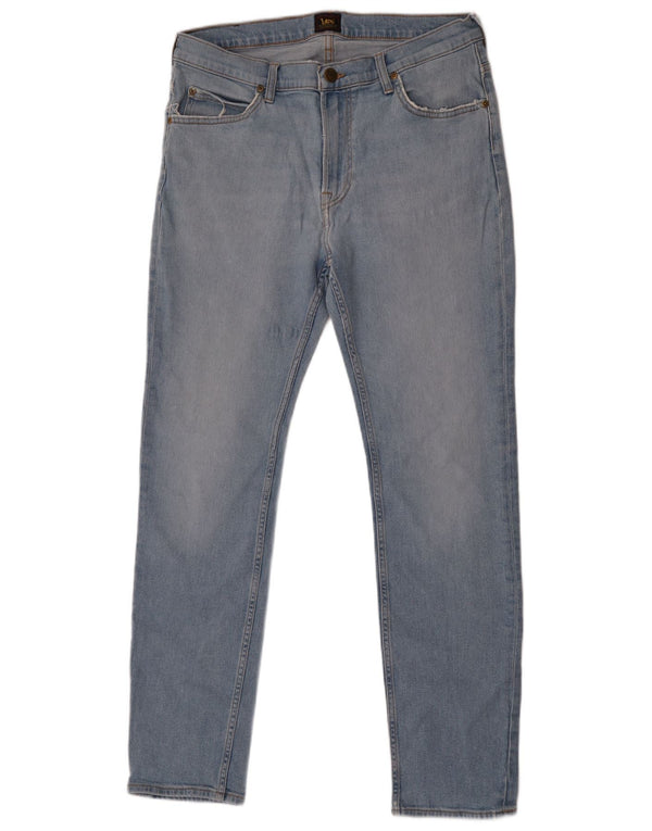 Lee Jean Slim Rider W34 L32 Homme Bleu Coton