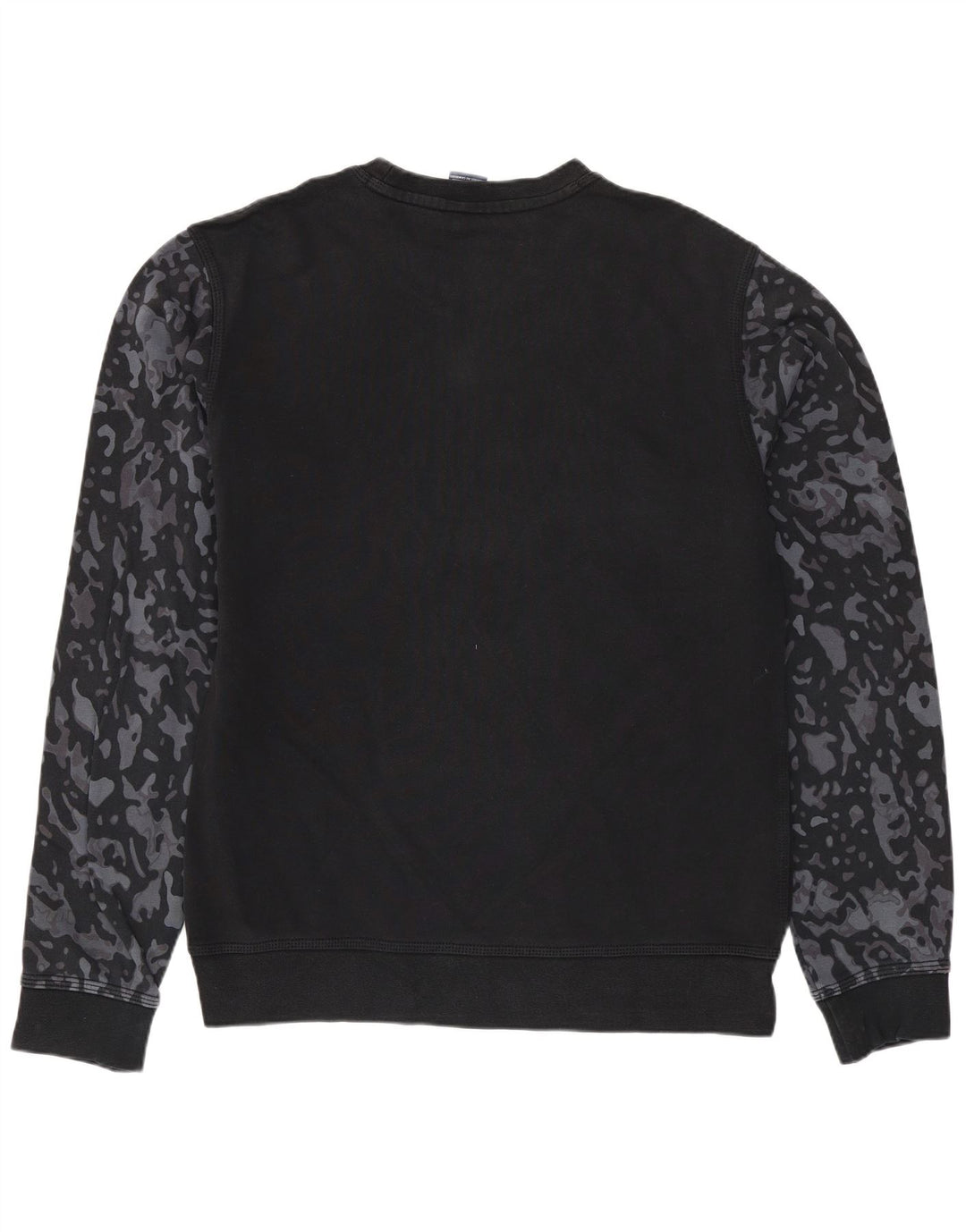 Nike Sweat-shirt graphique en coton camouflage noir moyen pour homme