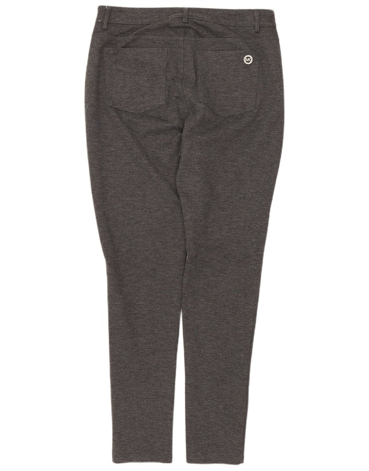 MICHAEL KORS Pantalon décontracté skinny pour femme US 8 Medium W30 L29 Gris