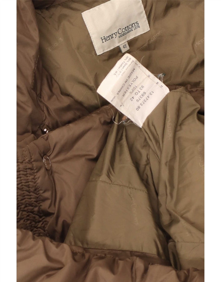 Henry Cottons Manteau rembourré pour femme IT 42 Polyester marron moyen