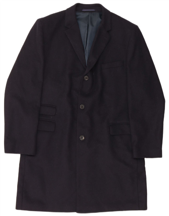 Karl Jackson Manteau Homme UK 44 2XL Bleu Marine Laine