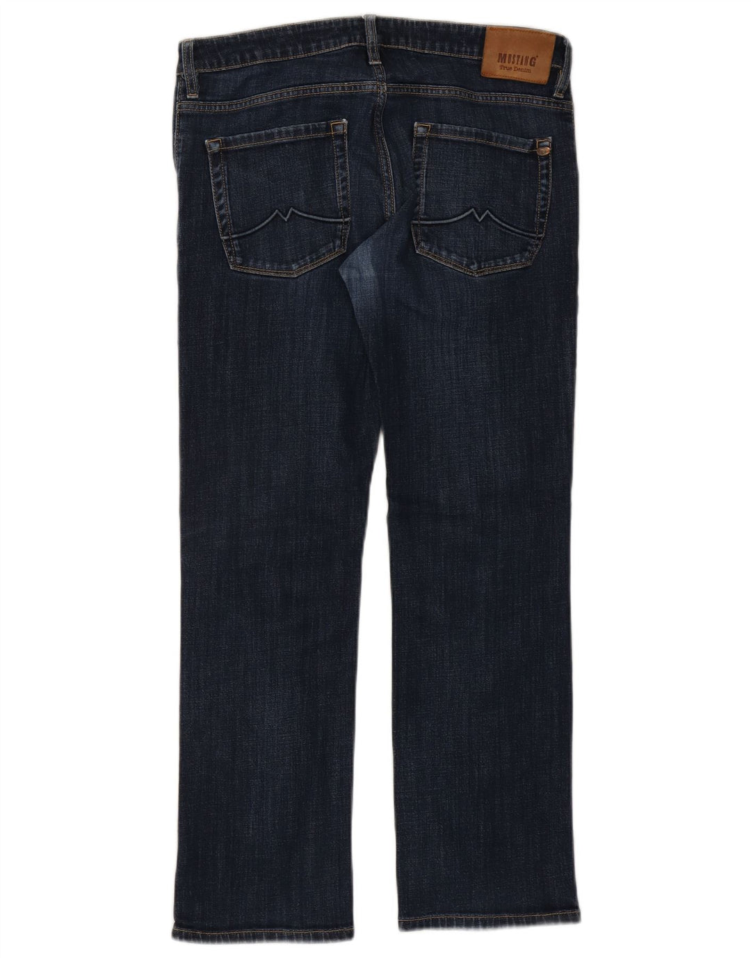 MUSTANG Jean droit homme W34 L30 bleu marine coton