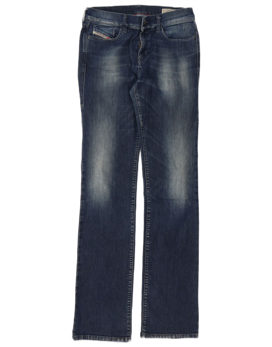 DIESEL Jean Bootzee Regular Slim Bootcut Femme W28 L35 Bleu Coton