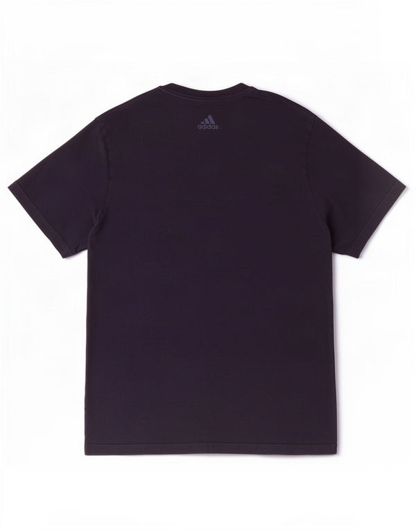 Adidas Mens Graphic T-Shirt Top 2XL Bleu Marine Coton