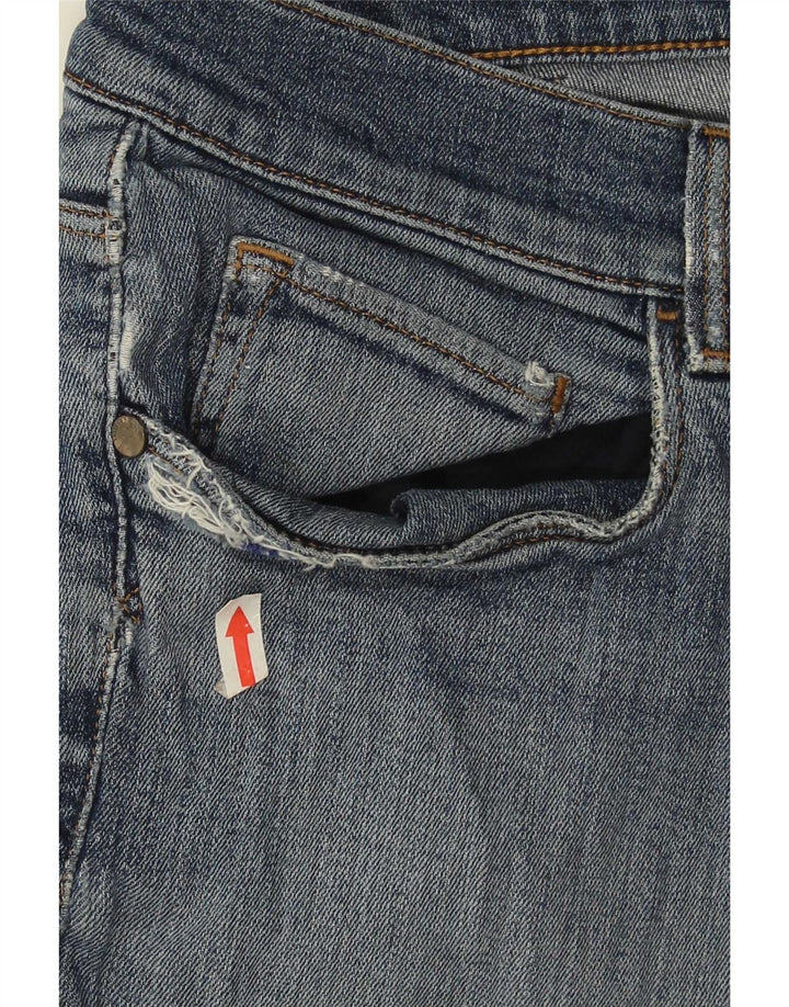 Trussardi Jean court effet vieilli IT 51 Large W37 L26 Bleu