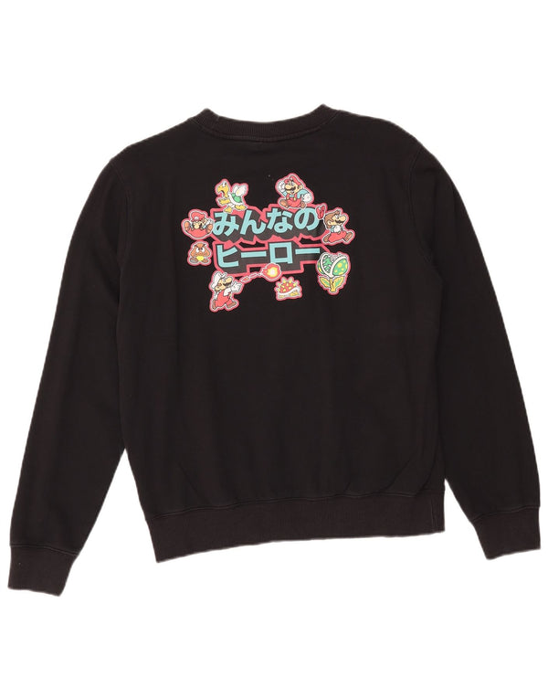 Champion Sweat-shirt graphique pour femme UK 14 Medium Noir