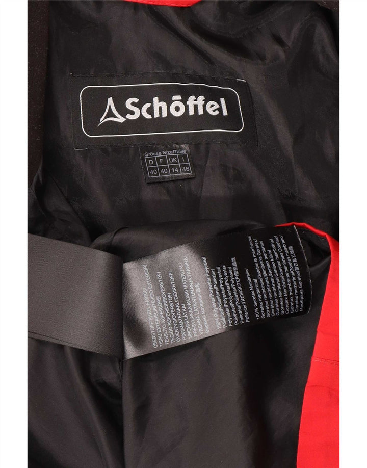 Schoffel Veste de Pluie Femme UK 14 Large Rouge Polyester