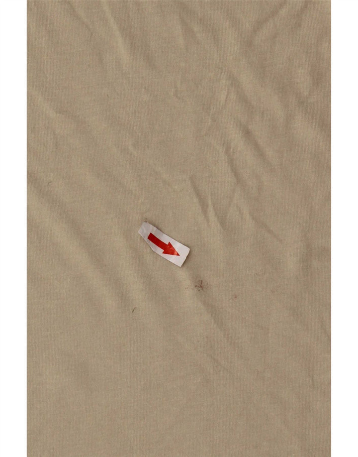 Ted Baker T-Shirt Femme Taille 4 Large Beige Coton