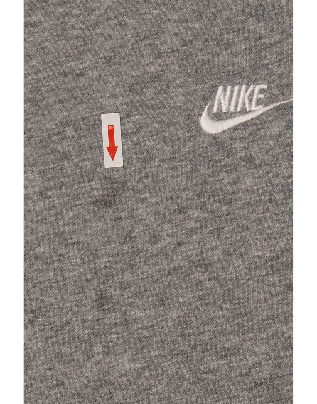 Nike Pull à capuche pour homme en coton moucheté Gris Taille L