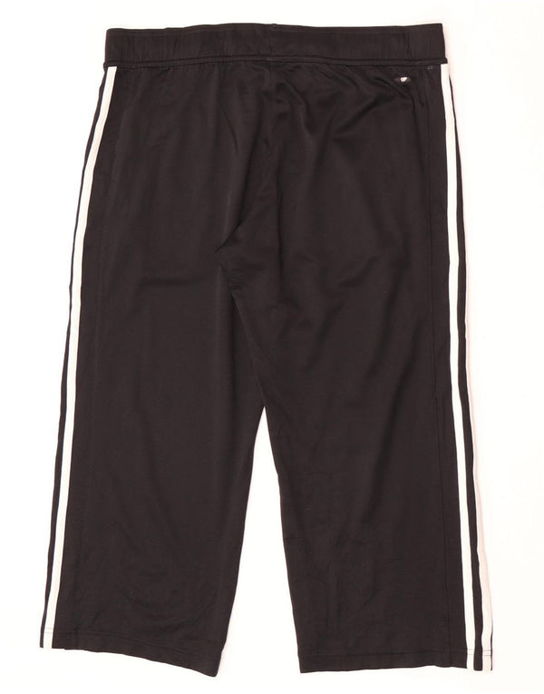 Adidas Pantalon de survêtement Capri pour femme UK 14 Medium Noir Polyester
