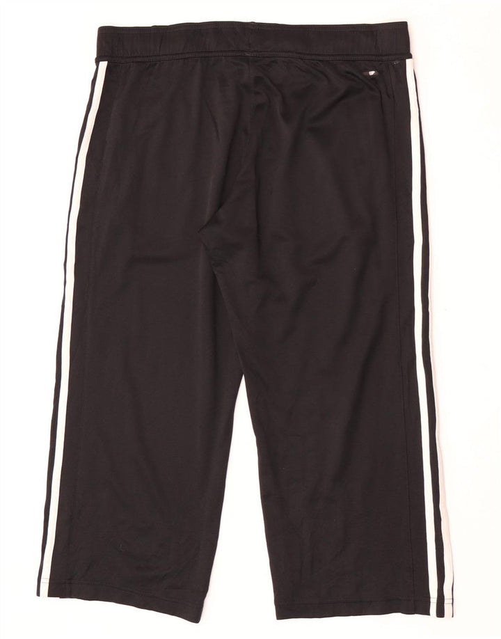 Adidas Pantalon de survêtement Capri pour femme UK 14 Medium Noir Polyester
