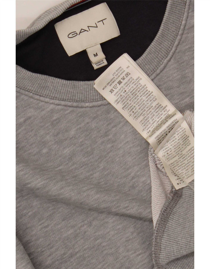 Gant Sweat-Shirt Homme Gris Moyen Coton