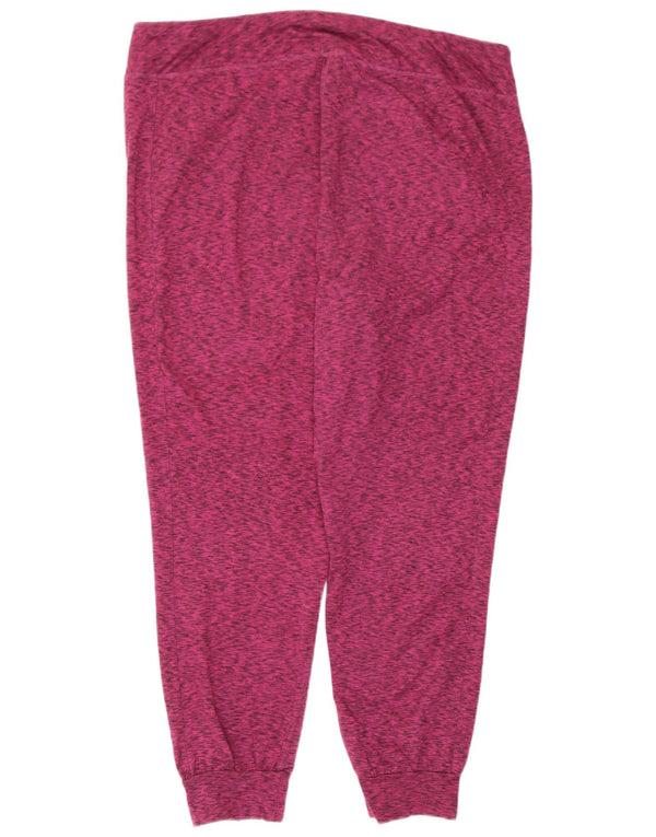 Marks & Spencer Pantalon de survêtement pour femme Joggers UK 18 XL Rose moucheté