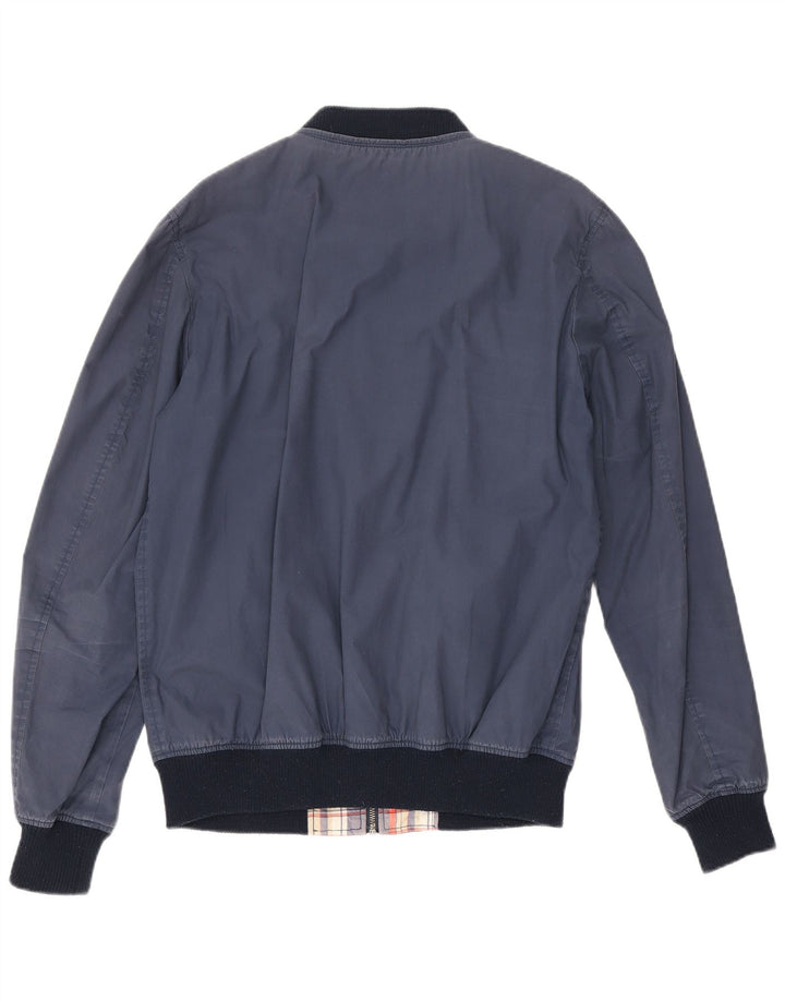Tommy Hilfiger Veste Bomber Homme UK 38 Bleu Marine Moyen Colorblock