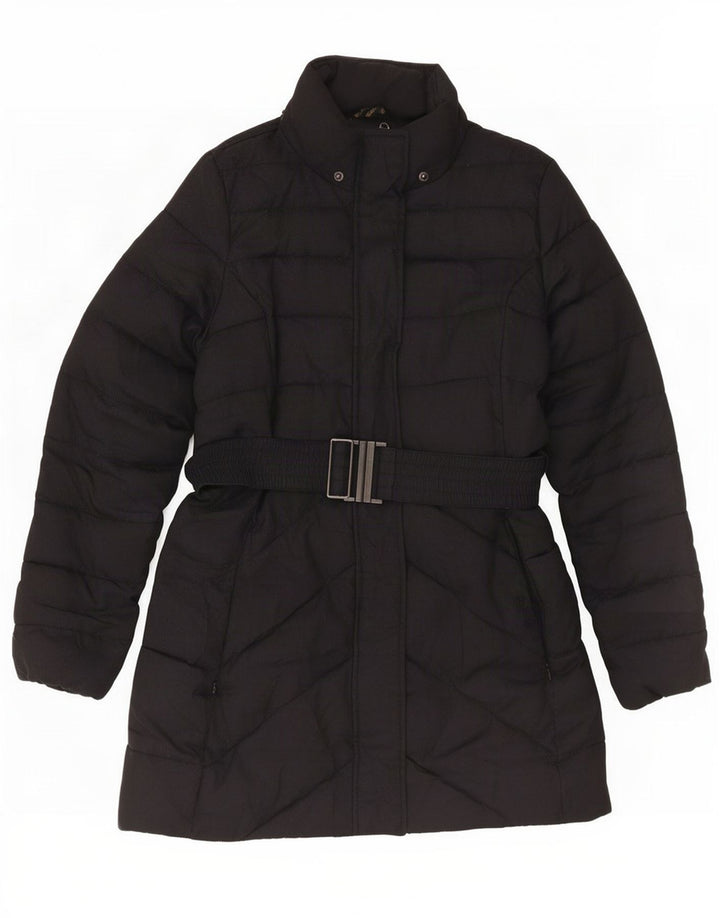 Barbour Manteau rembourré pour femme UK 14 Grand chevrons noirs