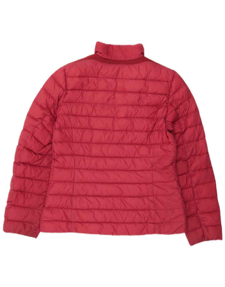 Geox Veste matelassée pour femme UK 44 Large Rouge Polyamide
