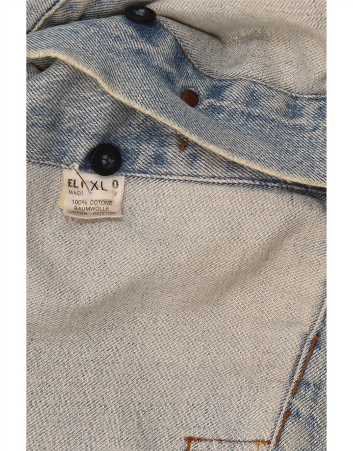 El Charro Veste en Jean Homme UK 42 XL Bleu Coton