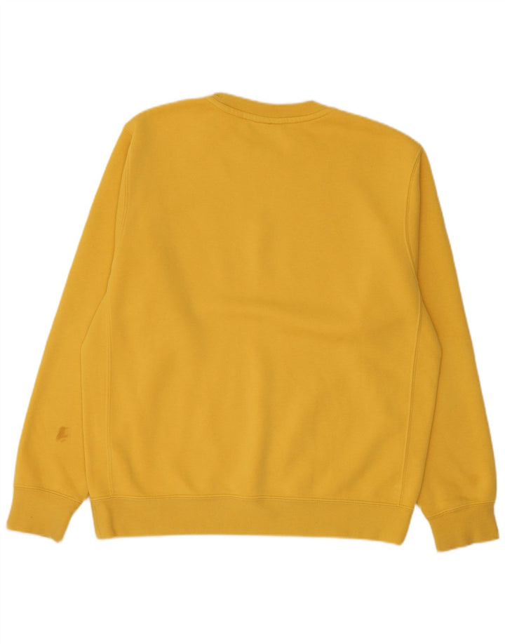 Nike Mens Sweatshirt Jumper Petit Jaune Coton
