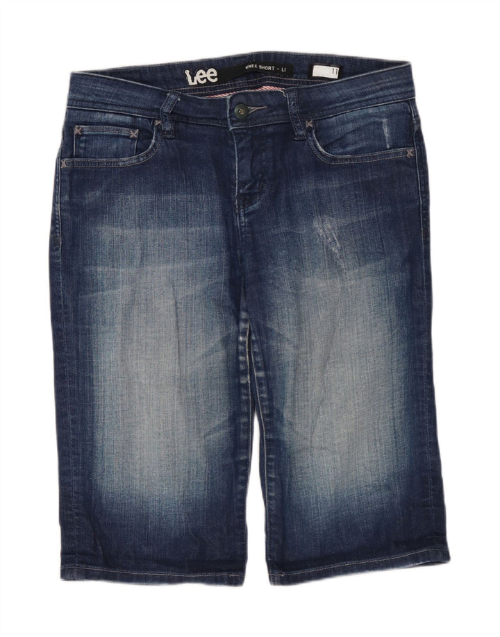LEE Short en jean pour femme US 11 Large W30 Bleu Coton