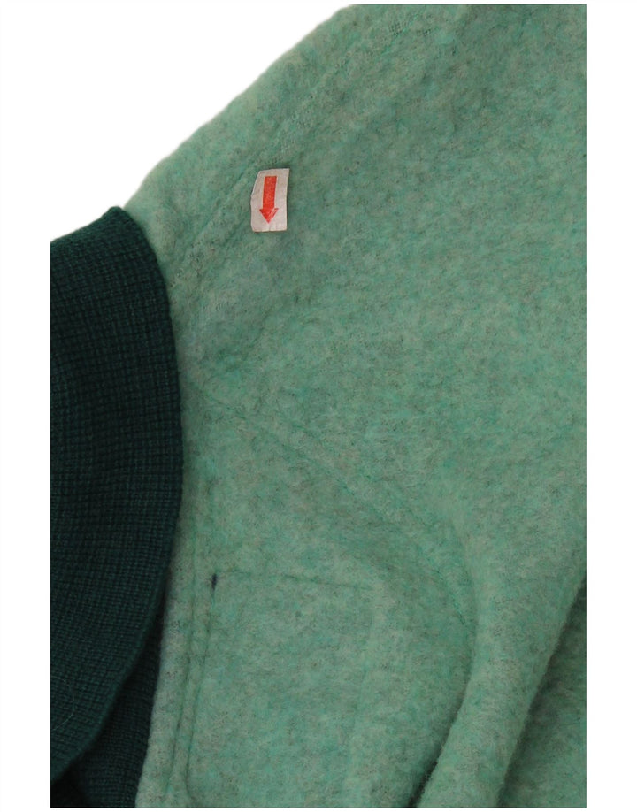 DIADORA Pull col polo homme grande laine verte