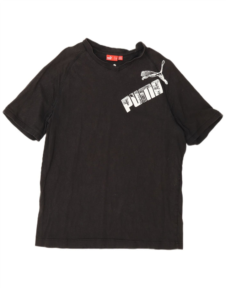 Puma T-shirt graphique pour homme, grand, gris