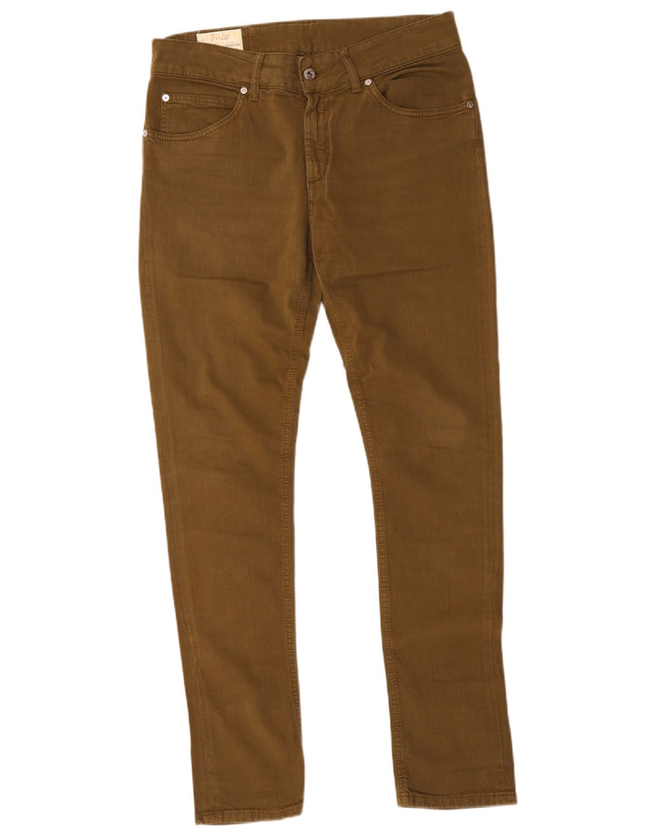 vintage Femme Slim Jeans W32 L31 Coton Marron