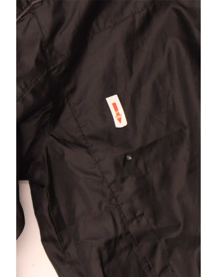 Umbro Veste de pluie à capuche pour garçon 11-12 ans Large Noir Polyester