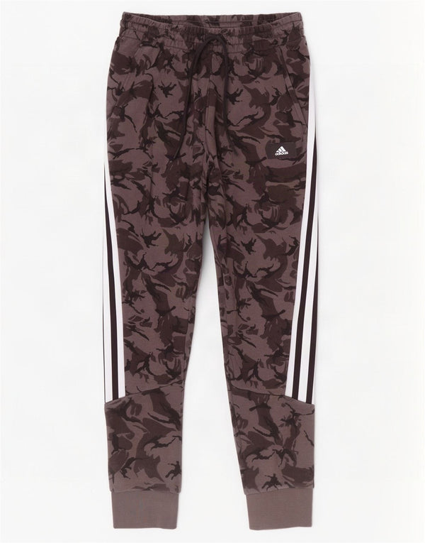 Adidas Pantalon de survêtement pour homme Gris moyen Camouflage Coton
