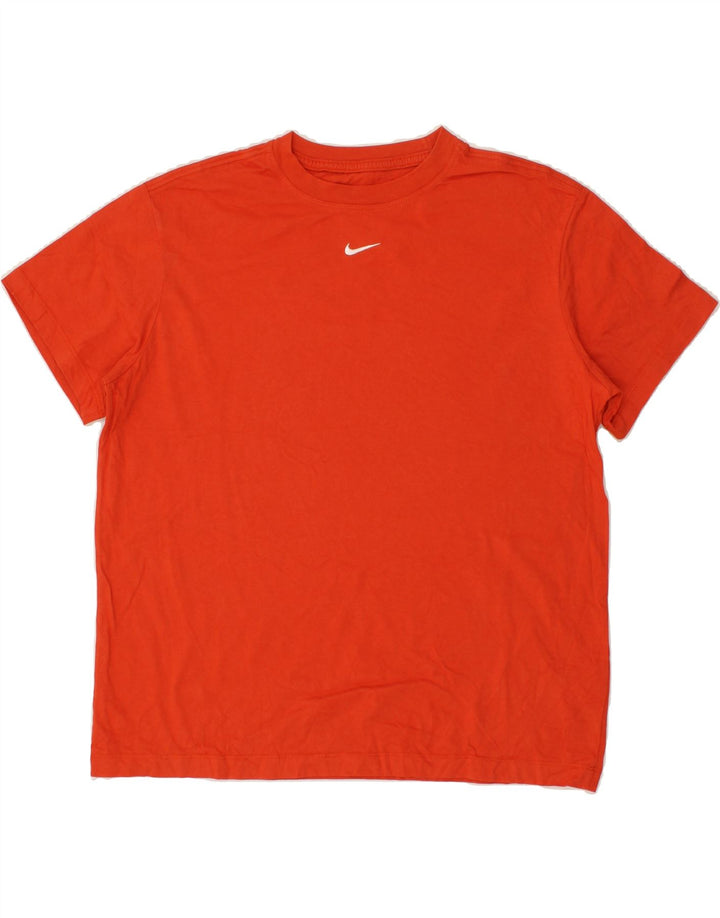 NIKE T-shirt coupe ample pour homme en coton rouge petit