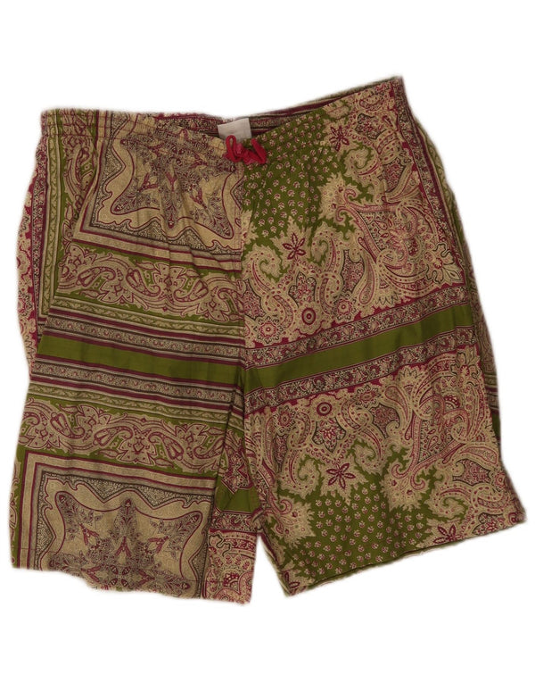 Allen Cox Short de bain pour homme 2XL Vert Paisley Coton