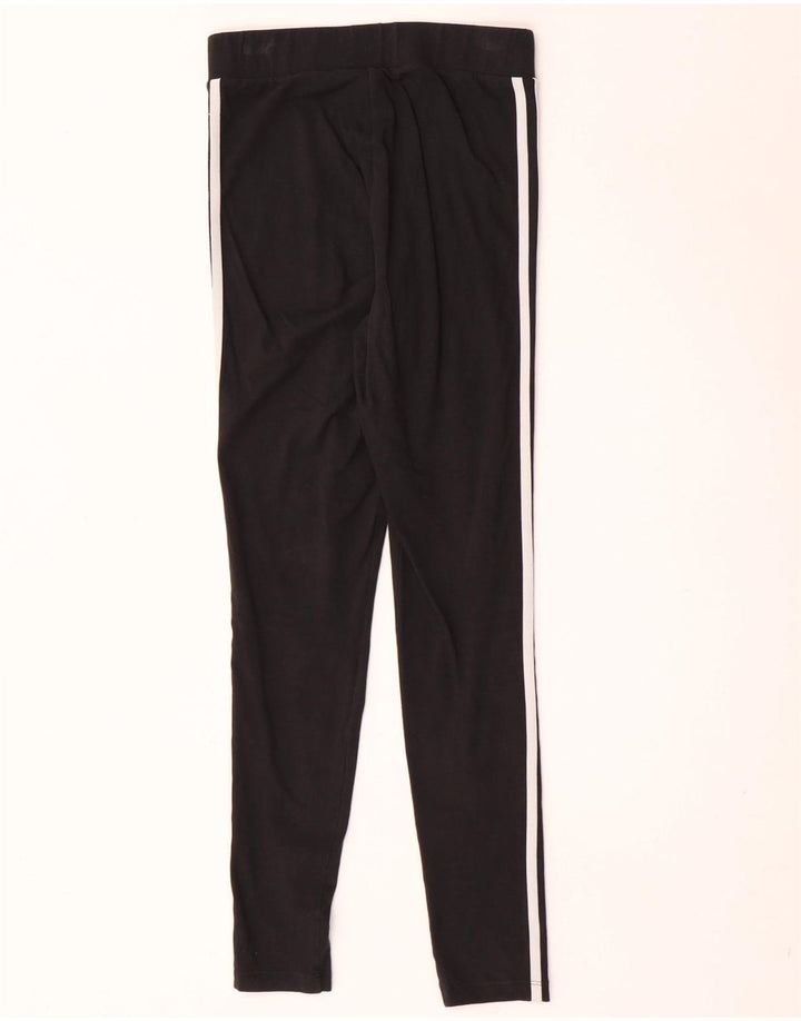 Adidas Leggings Femme UK 10 Petit Coton Noir