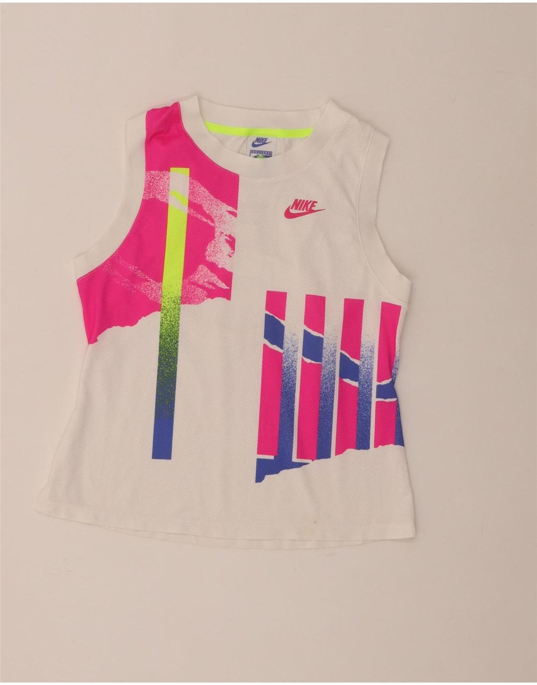 Nike Débardeur graphique coupe standard pour femme UK 12 Blanc moyen