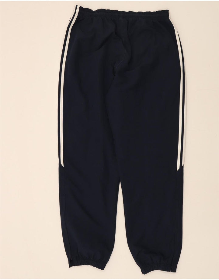 ADIDAS Mens Tracksuit Trousers Joggers Large  Navy Blue Polyester