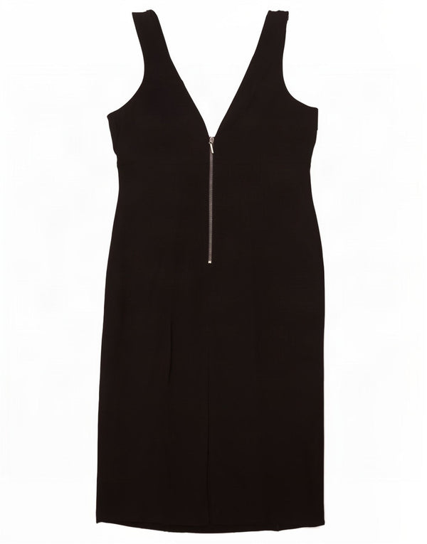 Star by Julien Macdonald Womens Sleeveless Sheath Dress UK 14 Medium Black