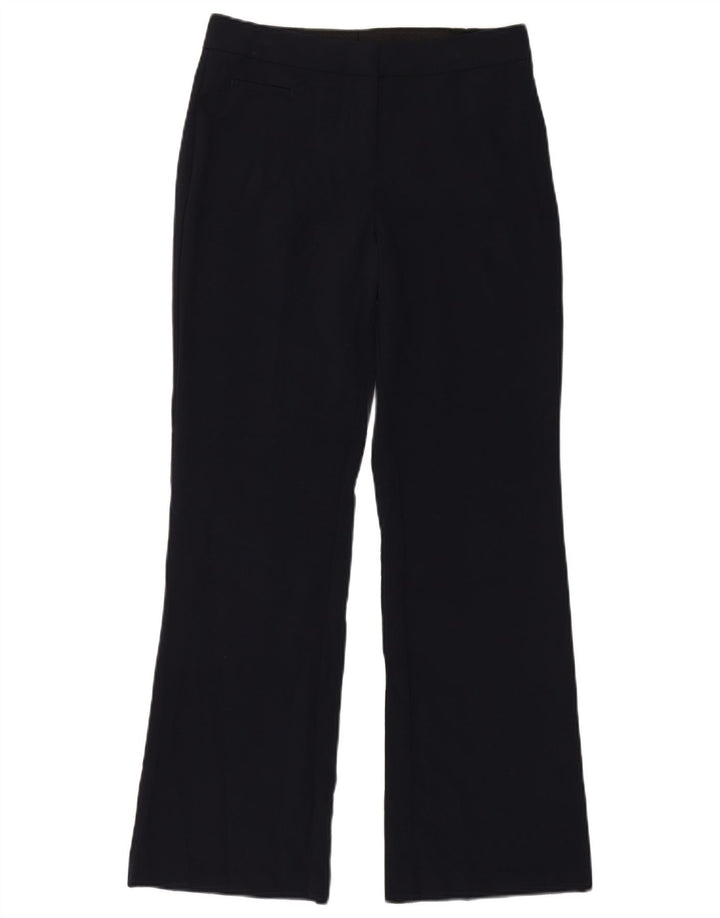 MARKS & SPENCER Pantalon décontracté pour femme UK 10 Small W30 L30 Bleu marine